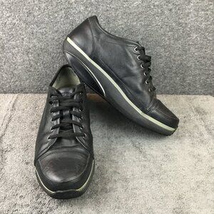 MBT Womens Rocker Bottom Walking Toning Lace Up Athletic Shoes Sz 9-9.5 Black